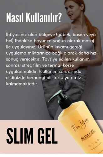 Slim Jel Slim Gel Selülit Jeli Ve Çatlak Oluşumunu Azaltmaya Yardımcı Çatlak Kremi Çatlak Seti