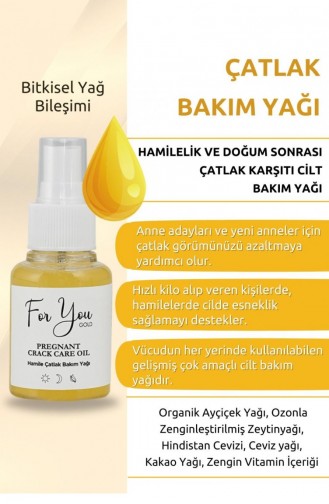 Çatlak Karşıtı Cilt Bakım Yağı Hamile Çatlak Bakım Yağı