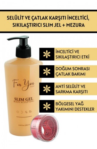 Slim Gel Slimming Firming Anti-Cellulite And Stretch Mark Care Body Shaper With Tape Measure 86985008815219