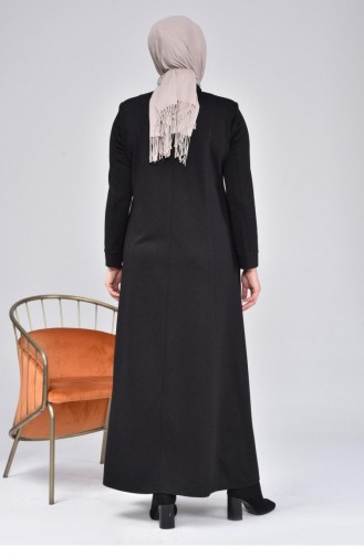 Manteau D`hiver Zippé Grande Taille Pour Femme Topcoat 5119 Noir 5119.siyah