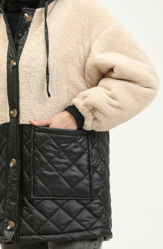 Plush Coat Black K298 352