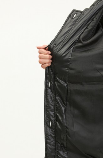 معطف قطيفة أسود K298 352
