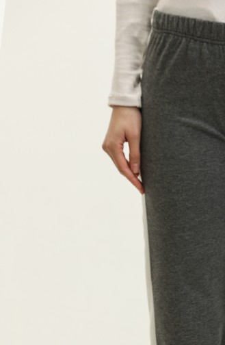 Jogginghose Mit Elastischem Bund 23098-10 Anthrazit Ecru 23098-10