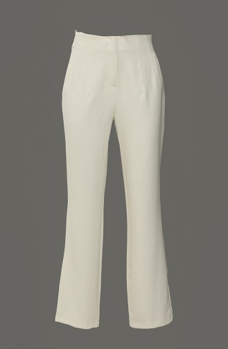 Fabric Trousers White 3141 570