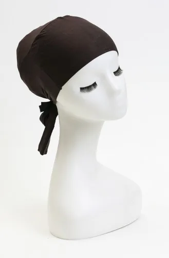 Lycra Seamless Bonnet-03 Dark Brown 03