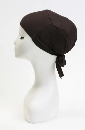 Lycra Seamless Bonnet-03 Dark Brown 03