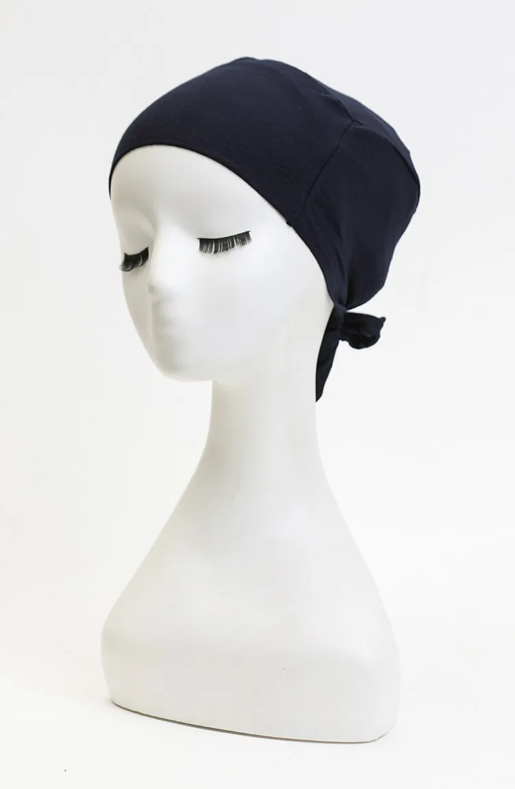 Lycra Seamless Bonnet-04 Marineblau 04