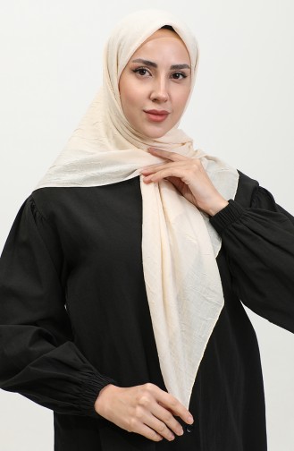 Bamboo Kraş Scarf 90165-07 Cream 90165-07