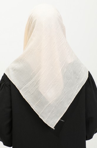 Bamboo Kraş Scarf 90165-07 Cream 90165-07