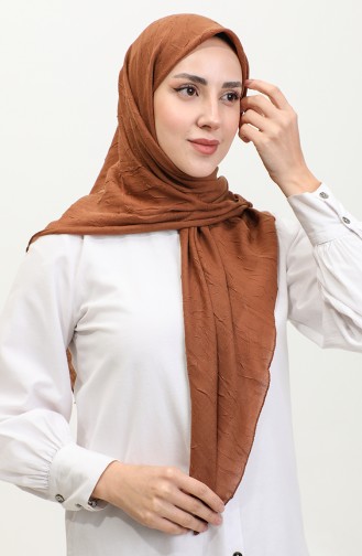 Bamboo Kraş Scarf 90165-16 Brown 90165-16