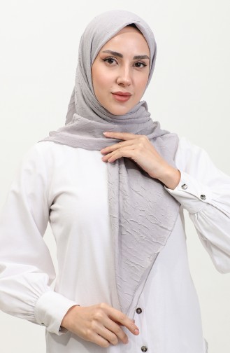 Bamboo Kraş Scarf 90165-19 Gray 90165-19