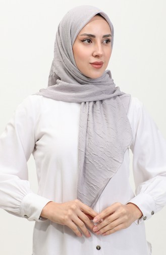 Bamboo Kraş Scarf 90165-19 Gray 90165-19