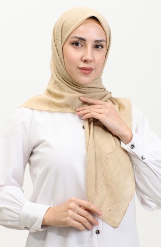 Bamboo Kraş Scarf 90165-29 Dark Beige 90165-29