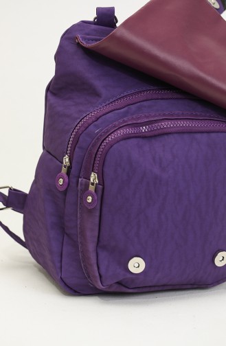 women s Backpack 1003-10 Purple 1003-10