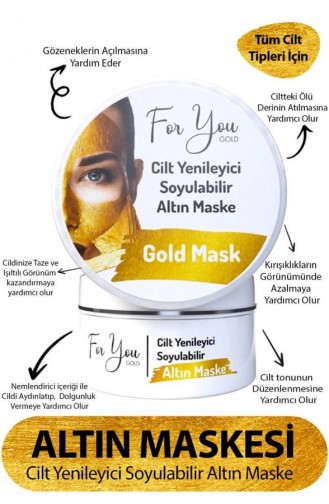 Golden Mask Whitening Effektive Anti-Falten-Anti-Aging-Peeling-Gesichtsmaske 8698500811580
