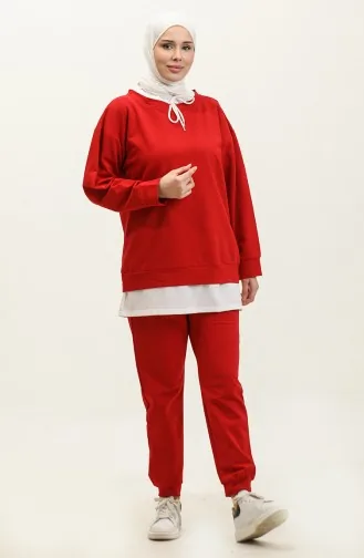 Doppel-Trainingsanzug 23129-01 Rot 23129-01