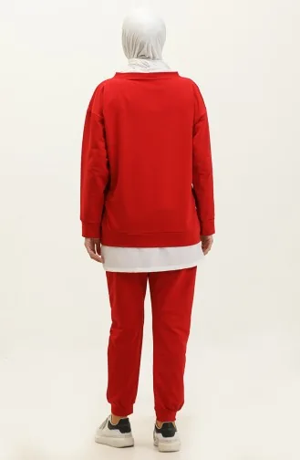 Doppel-Trainingsanzug 23129-01 Rot 23129-01