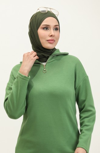 Zippered Suit 2141-02 Green 2141-02