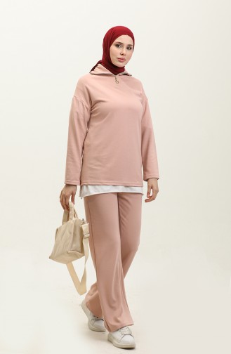 Zippered Tracksuit 2142-02 Powder 2142-02