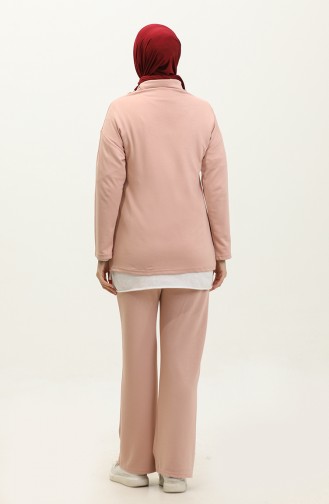 Zippered Tracksuit 2142-02 Powder 2142-02