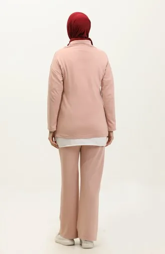 Zippered Tracksuit 2142-02 Powder 2142-02