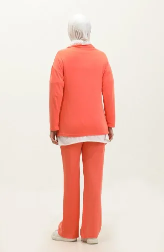 Trainingsanzug Mit Reißverschluss 2143-01 Orange 2143-01