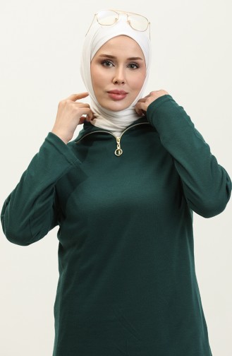 Zippered Tracksuit 2143-03 Green 2143-03