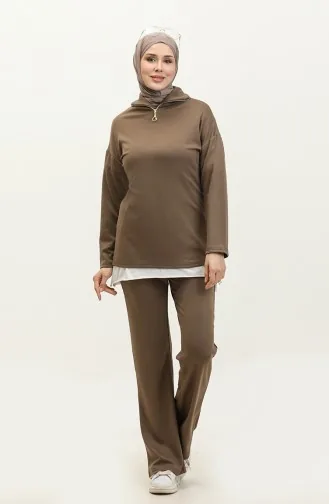طقم رياضي بسحاب  2146-06 فيزون غامق 2146-06