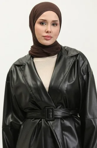 Large Size Leather Cap Black K291 775