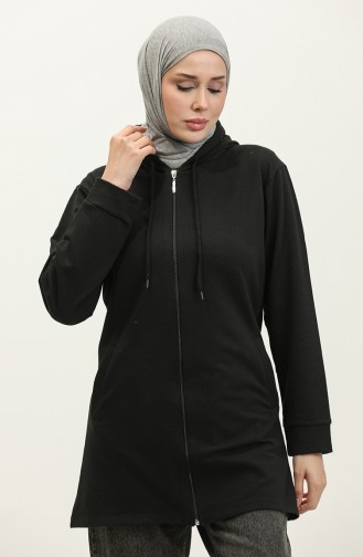 Kapuzenpullover 23130-01 Schwarz 23130-01
