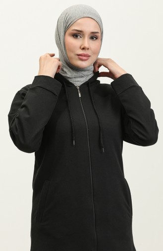 Kapuzenpullover 23130-01 Schwarz 23130-01