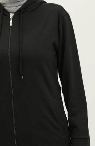 Kapuzenpullover 23130-01 Schwarz 23130-01