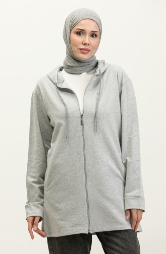 Hooded Sweatshirt 23130-02 Gray 23130-02