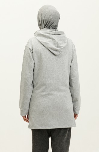 Hooded Sweatshirt 23130-02 Gray 23130-02