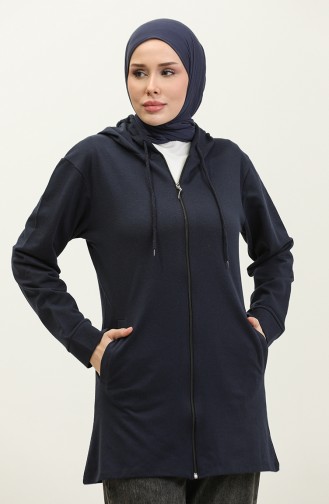 Hooded Sweatshirt 23130-03 Navy Blue 23130-03