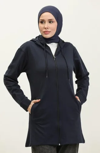 Sweat A Capuche 23130-03 Bleu Marine 23130-03