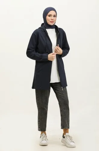 Sweat A Capuche 23130-03 Bleu Marine 23130-03
