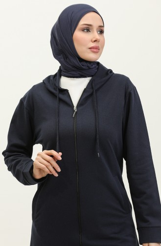 Hooded Sweatshirt 23130-03 Navy Blue 23130-03