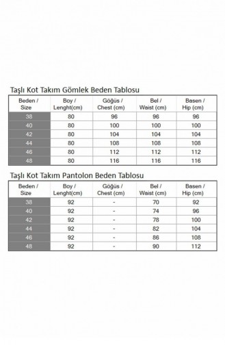 Yakası Ve Omuzu Taşlı Kot Takım Açık Mavi 19186