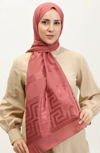 Jacquard-Chiffon-Schal 2070-02 Dusty Rose 2070-02