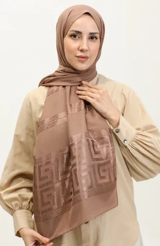 Châle Mousseline Jacquard 2070-04 Vison 2070-04