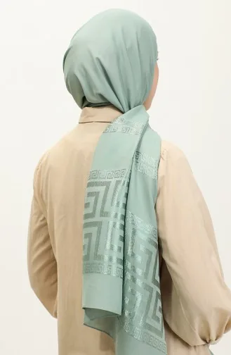 Châle Mousseline Jacquard 2070-06 Vert 2070-06