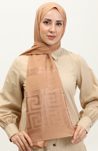 Jacquard Chiffon Shawl 2070-09 Gold 2070-09