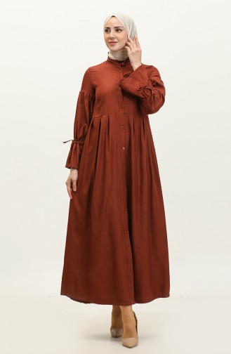 Gathered Sleeve Dress Tile 7808 728