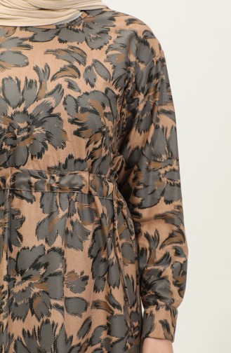 Robe En Daim à Motifs Fumé 7697 759