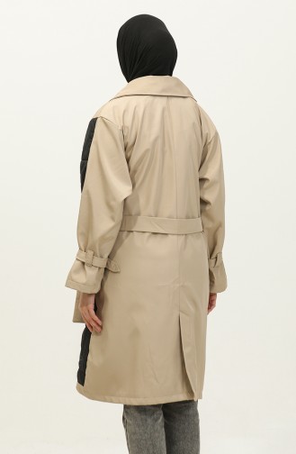 Gewatteerde Trenchcoat Stone K276 668