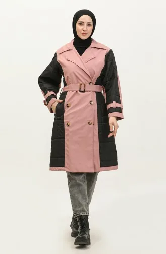 Gesteppter Trenchcoat Rosa K276 670