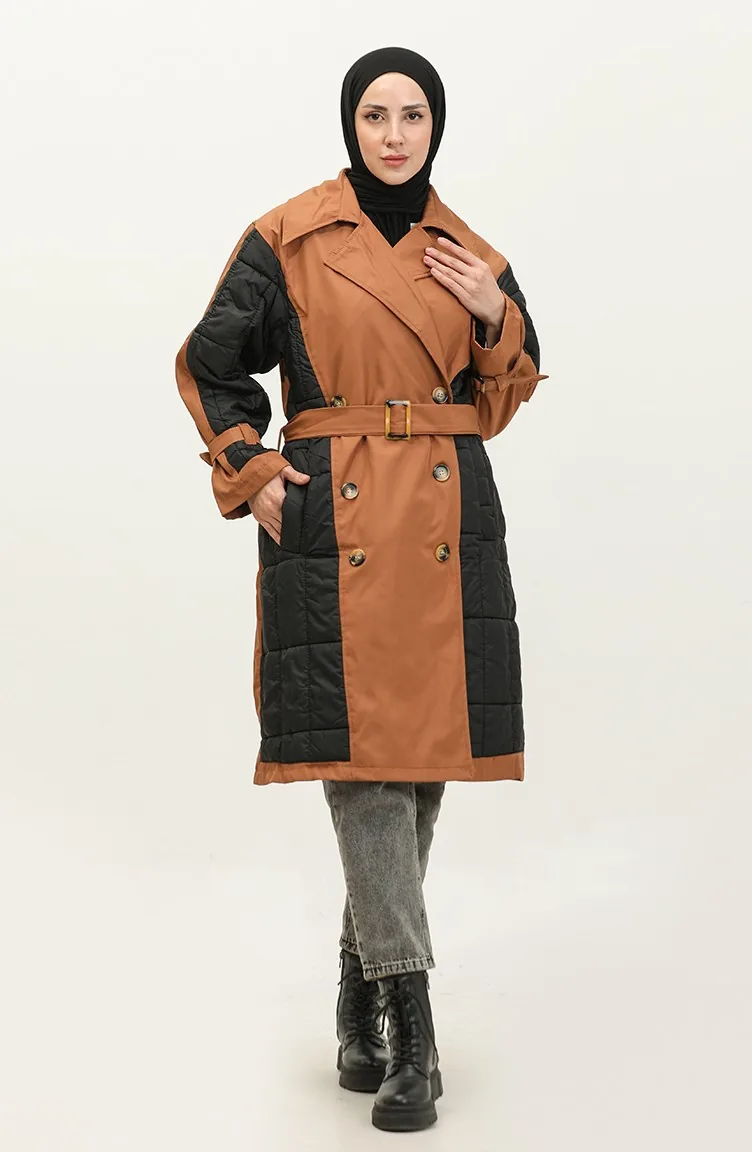 Trench Matelassé Marron K276 671