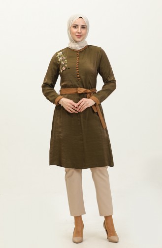 Tunika Mit Pailletten Grün T1034 729