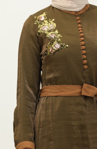 Tunika Mit Pailletten Grün T1034 729